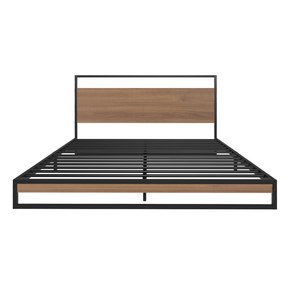 Bed Frame Queen Size Metal Frame DANE with Mattress