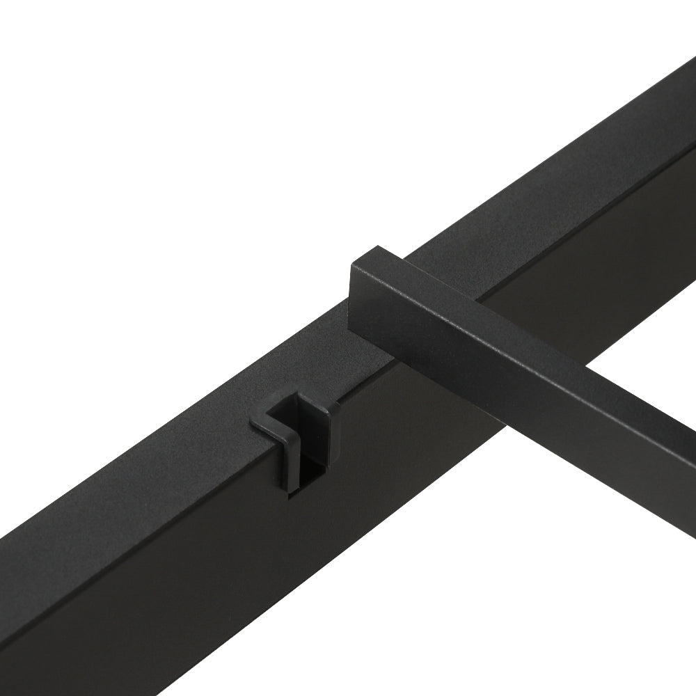 Bed Frame 2X Single Size Metal Trundle Daybed Dean