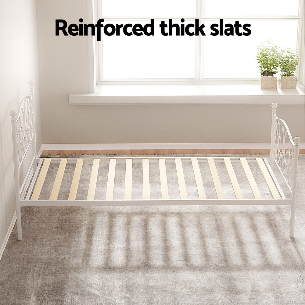 Bed Frame Single Size Metal Bed Frame GROA
