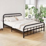 Bed Frame Metal Frames Leo - Double (Black)