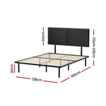 Bed Frame Double Size Metal Frame NOE