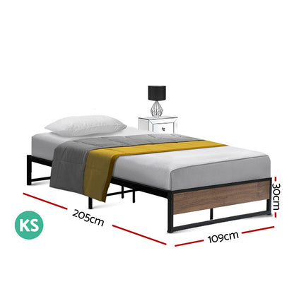 Bed Frame Metal Bed Frame Bed Base OSLO - King Single