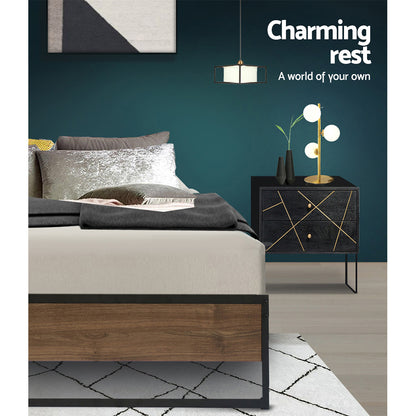 Bed Frame Metal Bed Frame Bed Base OSLO - Single