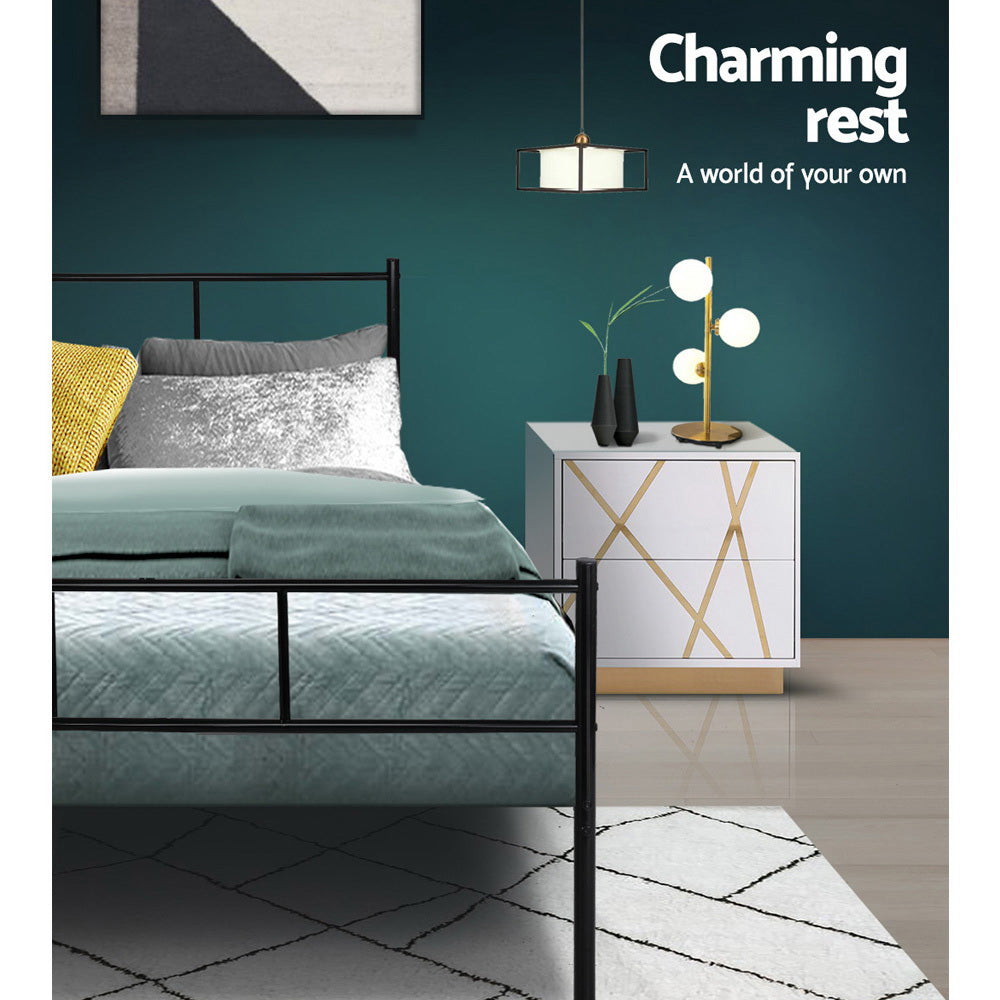 Bed Frame King Single Metal Bed Frame SOL