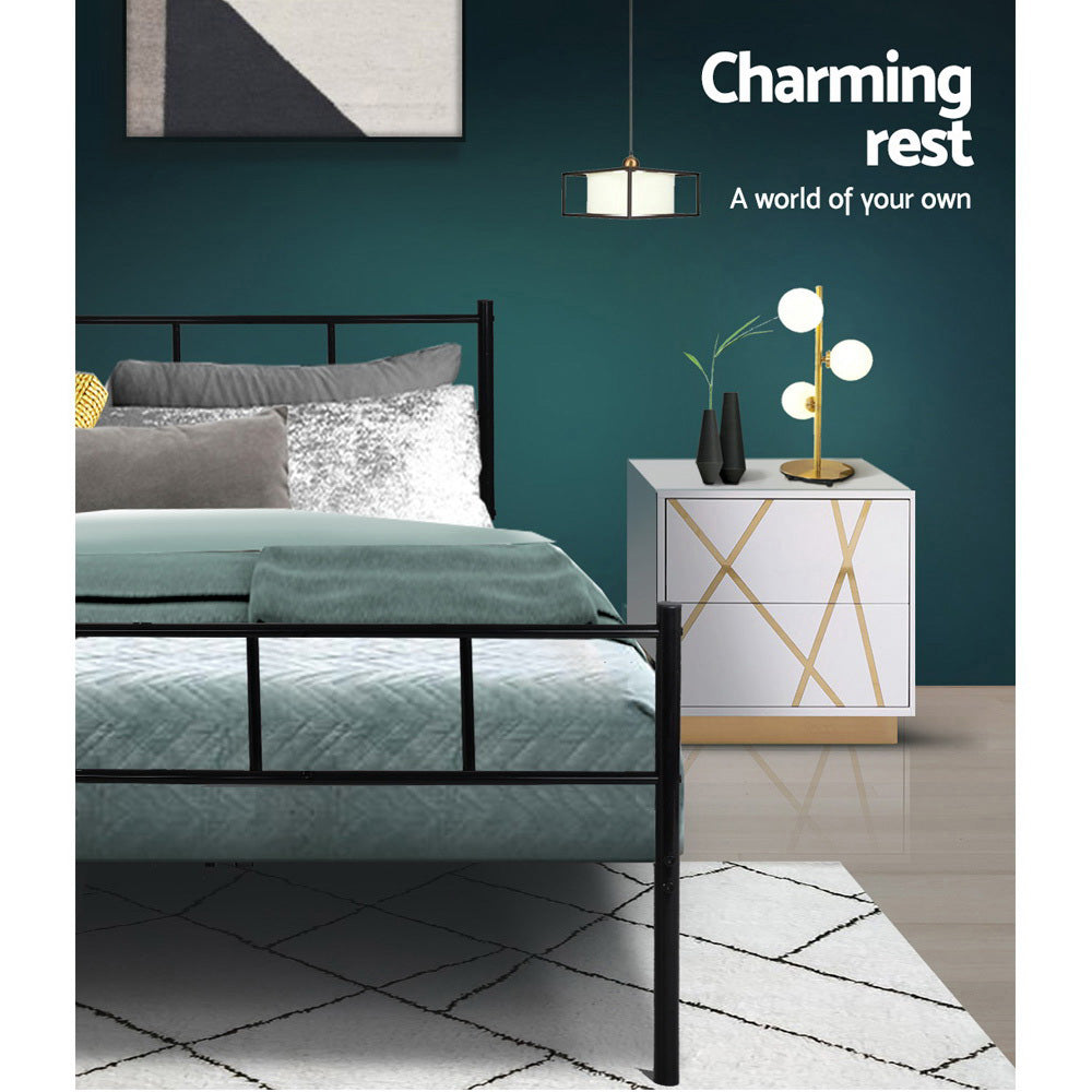 Bed Frame Single Metal Bed Frame SOL