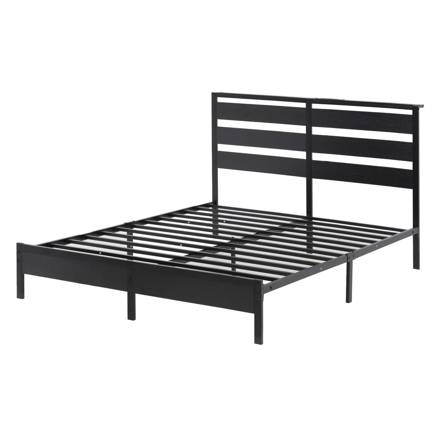 Double Bed Frame With Led Lighting 190x137cm