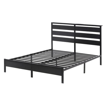 Double Bed Frame With Led Lighting 190x137cm
