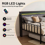 King Single Trundle Daybed LED Charging Station | HomeAndLiving