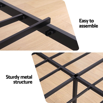 Queen Bed Frame Charging Station Storage | HomeAndLiving - 6