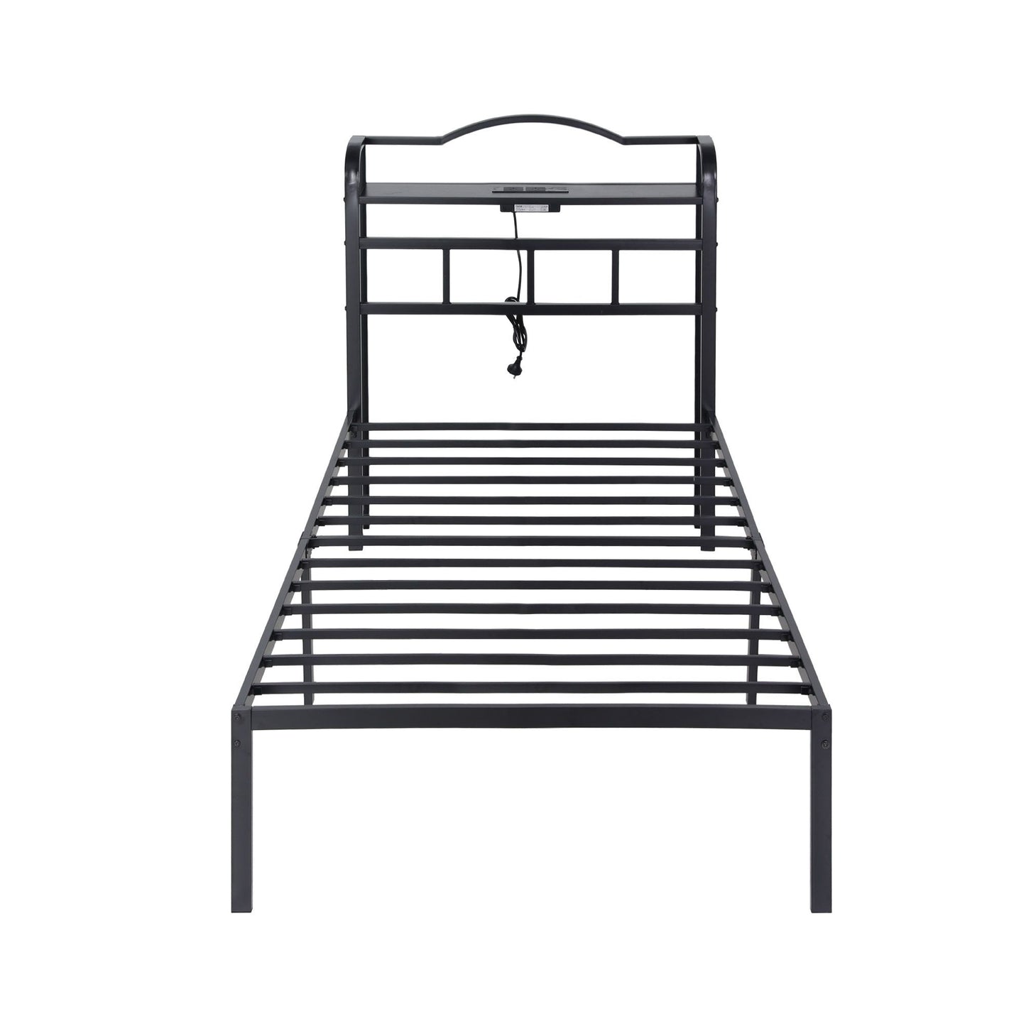 Single Bed Frame Charging Station USB Ports | HomeAndLiving - 3