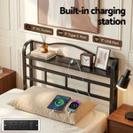 Single Bed Frame Charging Station USB Ports | HomeAndLiving