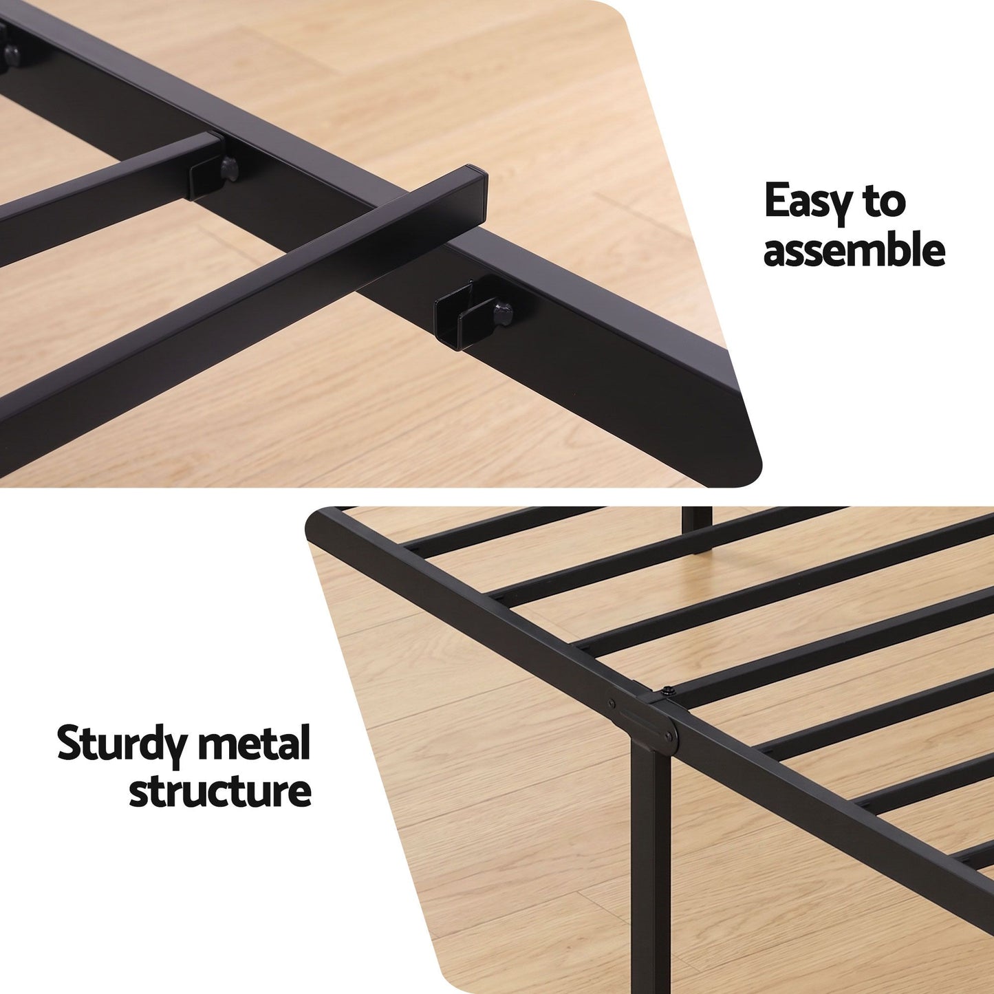 Single Bed Frame Charging Station USB Ports | HomeAndLiving - 6