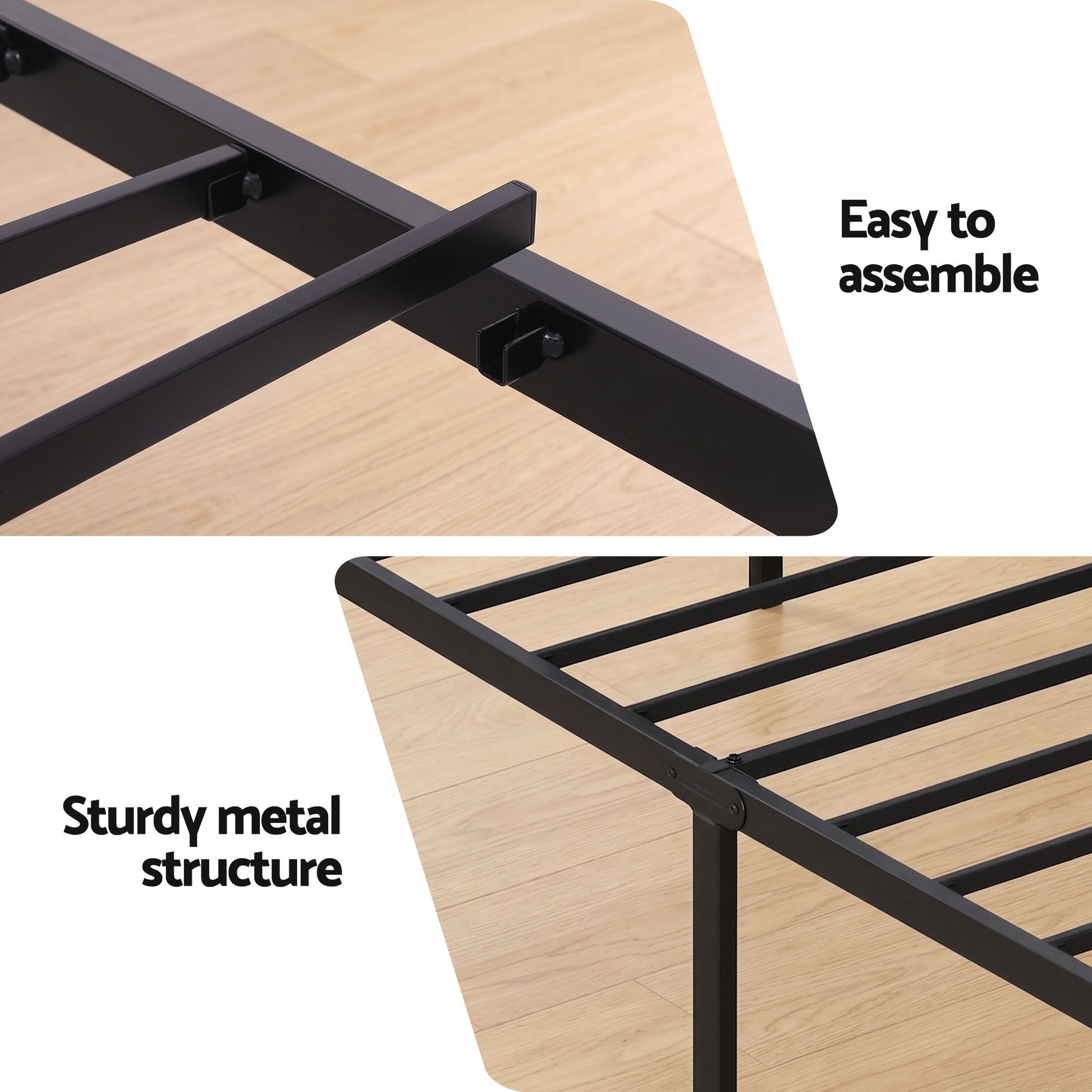 Single Bed Frame Charging Station USB Ports | HomeAndLiving - 6