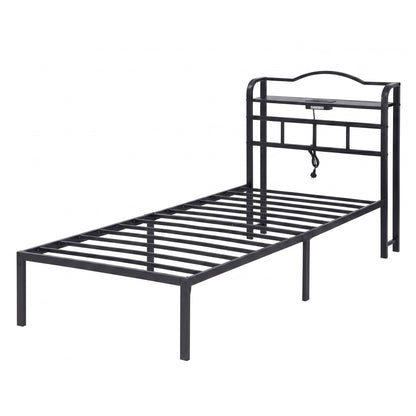 Single Bed Frame Charging Station USB Ports | HomeAndLiving - 7