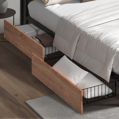 Under Bed Storage Drawers Steel Brown | HomeAndLiving