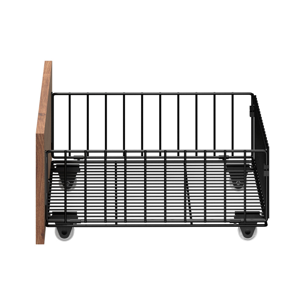 Under Bed Storage Drawers 4x Wheels Brown | HomeAndLiving