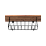 4x Bed Frame Storage Drawers with Wheels Metal Brown