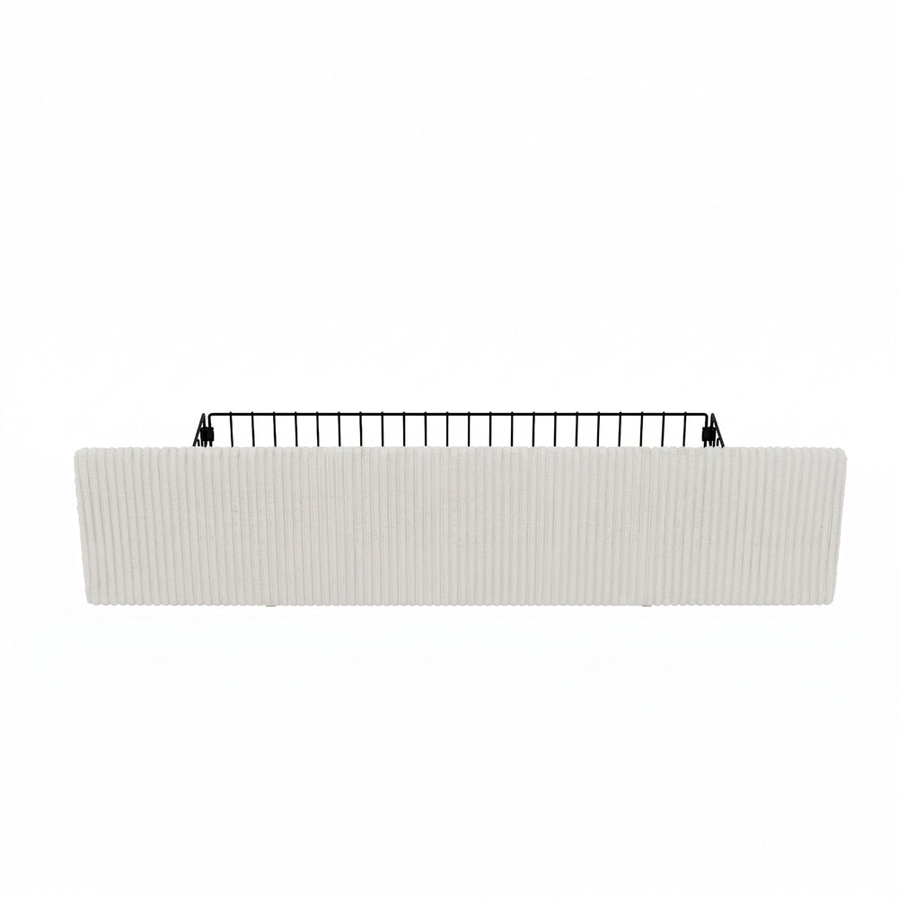 Storage Drawers With Wheels Beige 75x35x11cm