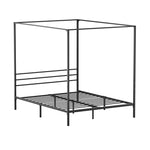 Metal Canopy Bed Frame Double/Queen/Single Size Platform