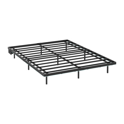 Metal Bed Frame With LED Light 191x137x24cm