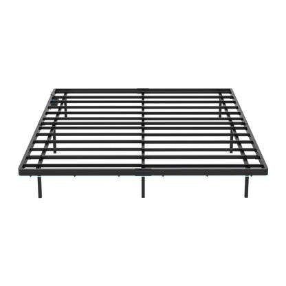 Metal Bed Frame With LED Light 191x137x24cm
