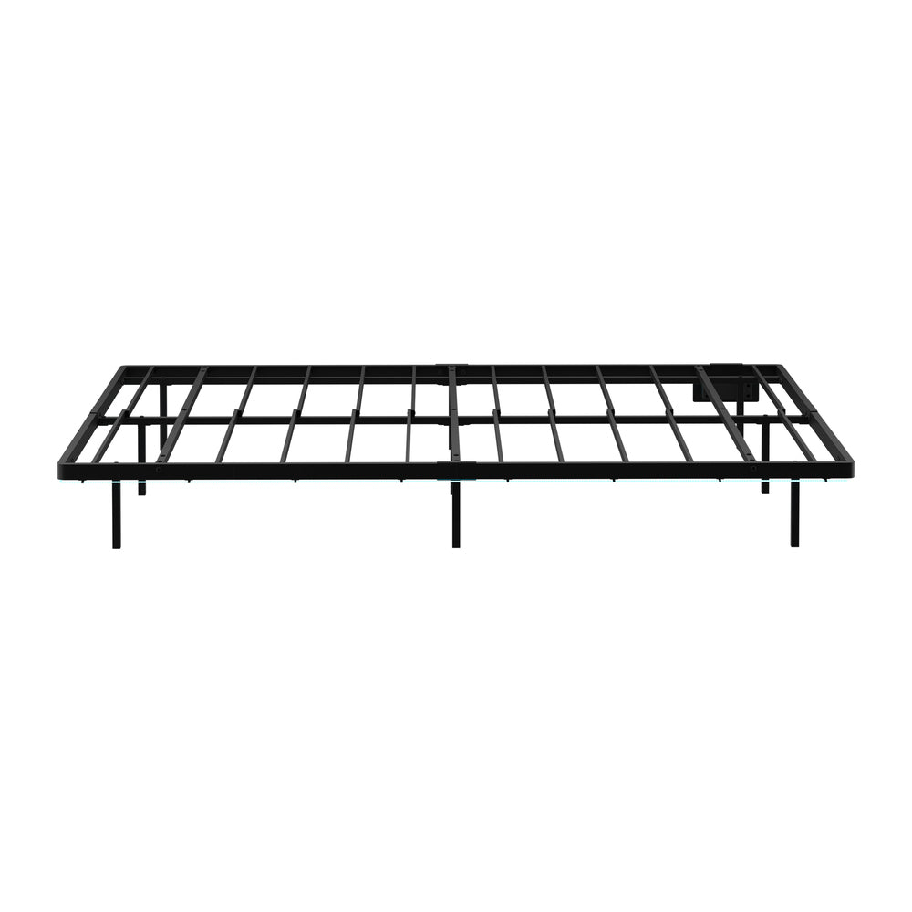 Metal Bed Frame With LED Light 191x137x24cm