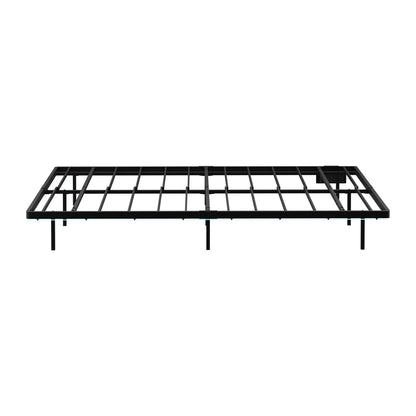 Metal Bed Frame With LED Light 191x137x24cm
