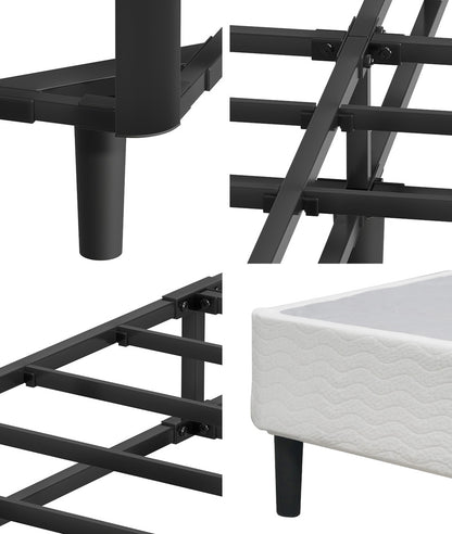 Metal Bed Base Fabric Cover 191x137x34cm