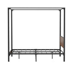 Metal Canopy Bed Frame Double/Queen Size Beds Platform