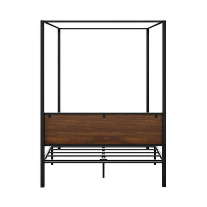 Metal Canopy Bed Frame Double/Queen Size Beds Platform
