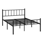 Bed Frame Double Size Metal Base Platform Black COMA