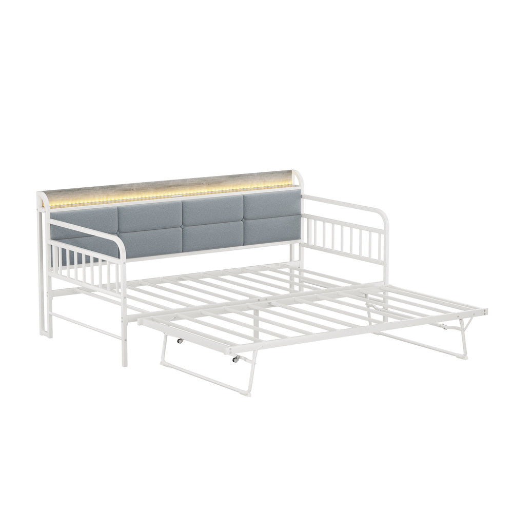 Daybed Frame Single LED 193.5x107x90.5cm