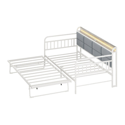 Daybed Frame Single LED 193.5x107x90.5cm