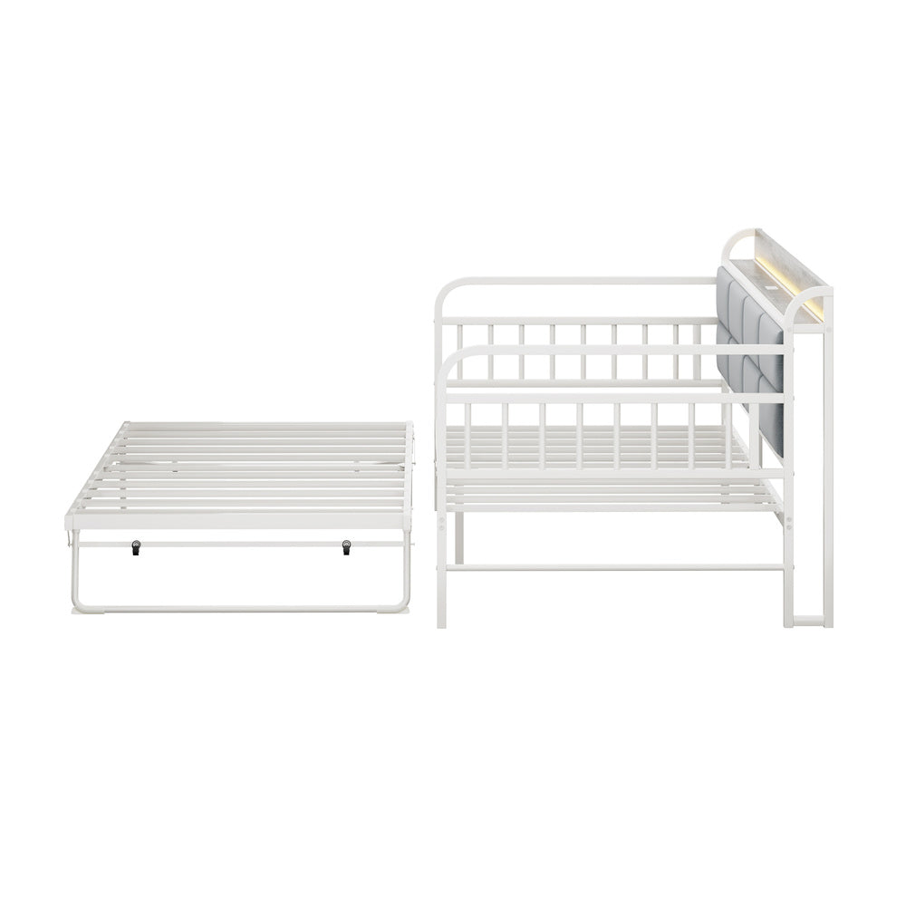 Daybed Frame Single LED 193.5x107x90.5cm
