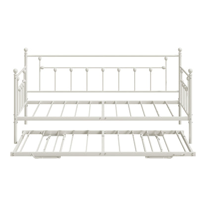 Trundle Bed Frame Single Size Metal 2x Single Beds