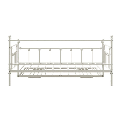 Trundle Bed Frame Single Size Metal 2x Single Beds