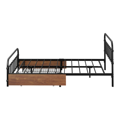 Metal Bed Frame Double Size 194x139x83cm