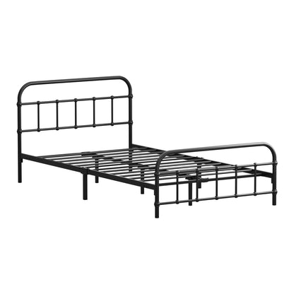King Single Metal Bed Frame Black | HomeAndLiving