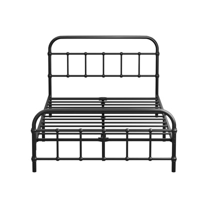 King Single Metal Bed Frame Black | HomeAndLiving