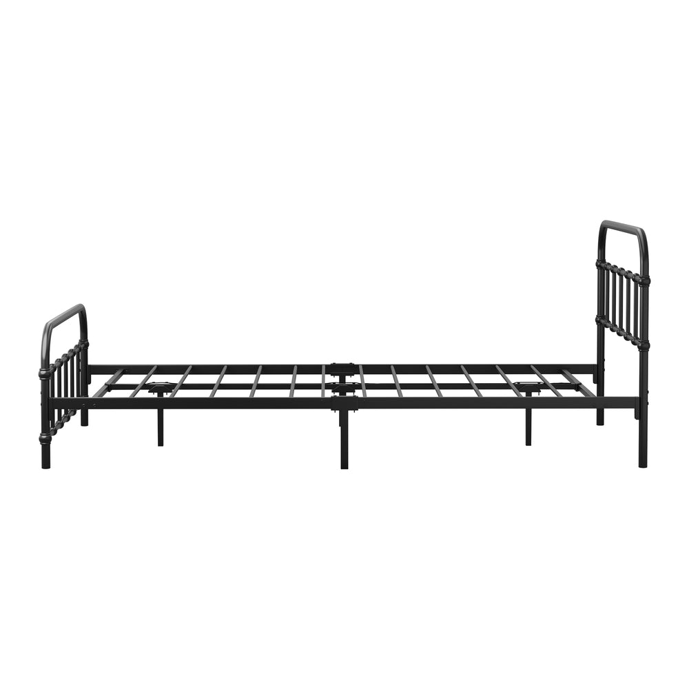 King Single Metal Bed Frame Black | HomeAndLiving