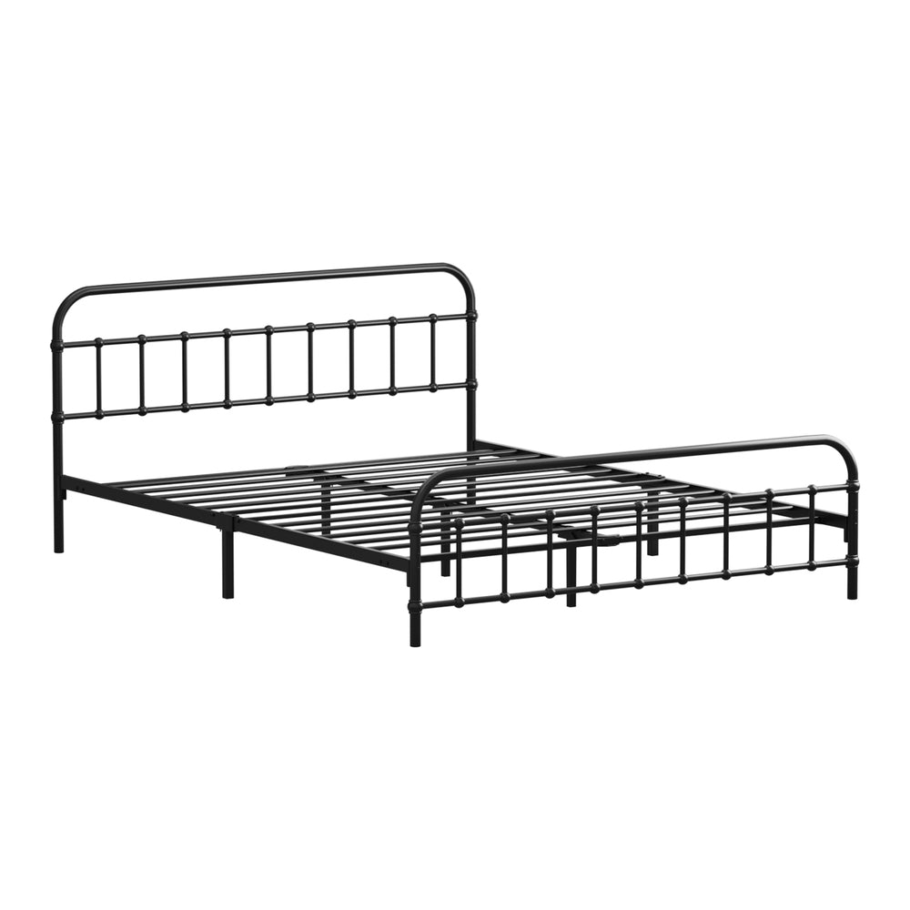Metal Bed Frame Queen Size Bed Base Platform