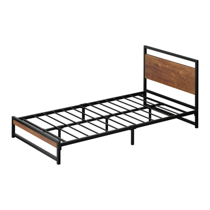 Metal Bed Frame King Single Size Beds Base Platform Wood
