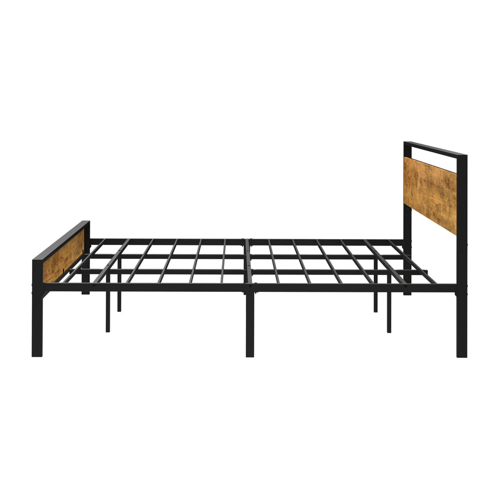 Metal Bed Frame Natural King 213x183x99.5cm