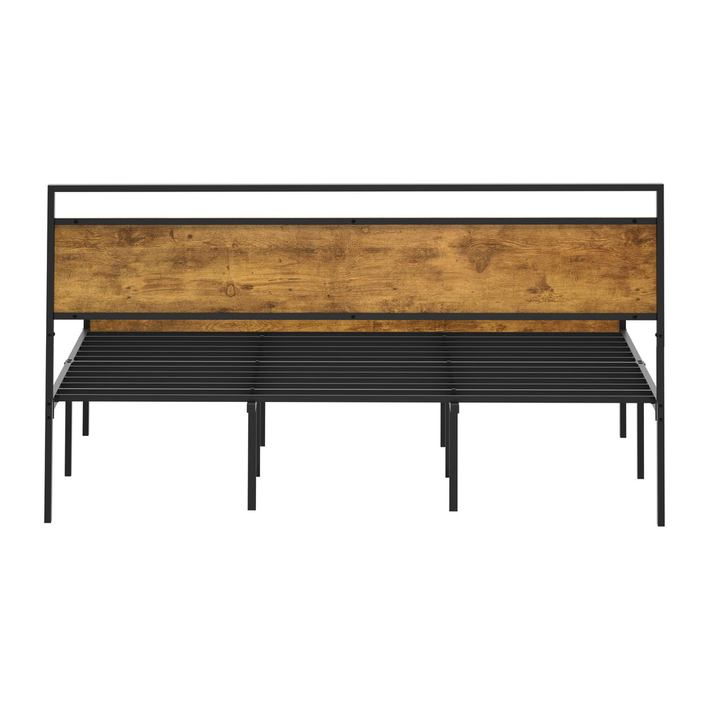 Metal Bed Frame Natural King 213x183x99.5cm