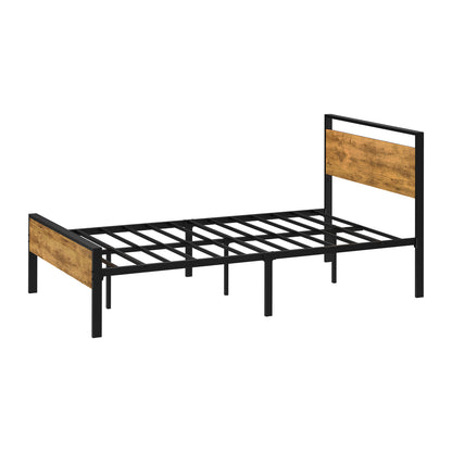 Metal Bed Frame Natural King Single 213x107x99.5cm