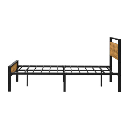 Metal Bed Frame Natural King Single 213x107x99.5cm