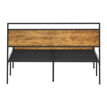 Metal Bed Frame Natural Style 213x153x99.5cm