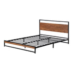 Metal Bed Frame Beds Base Platform Wood