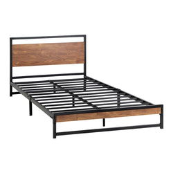Metal Bed Frame Beds Base Platform Wood