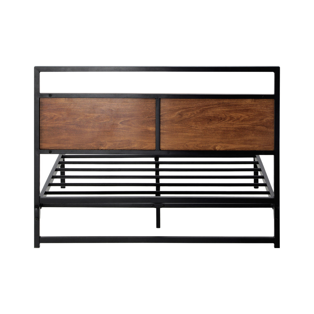 Metal Bed Frame Beds Base Platform Wood